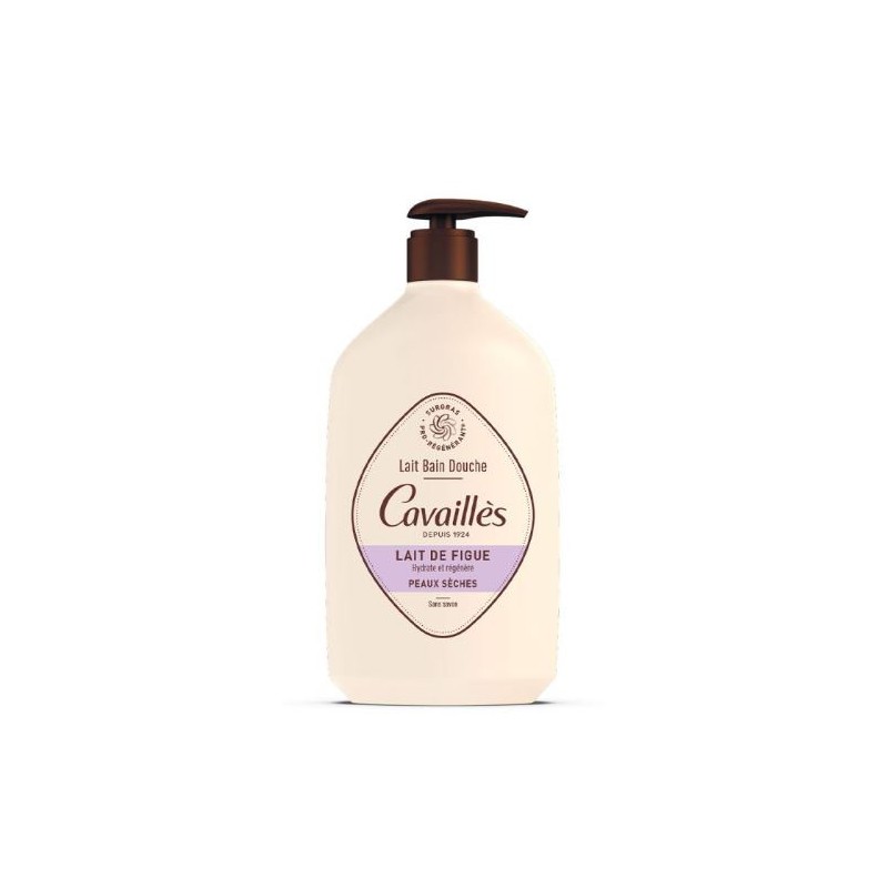 Active Moisturizing Bath and Shower Milk, With Fig Milk - Rogé Cavaillès - 1L