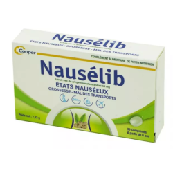  Nausélib - Nauseous states -Travel Sickness - Cooper - 36 tablets Cooper