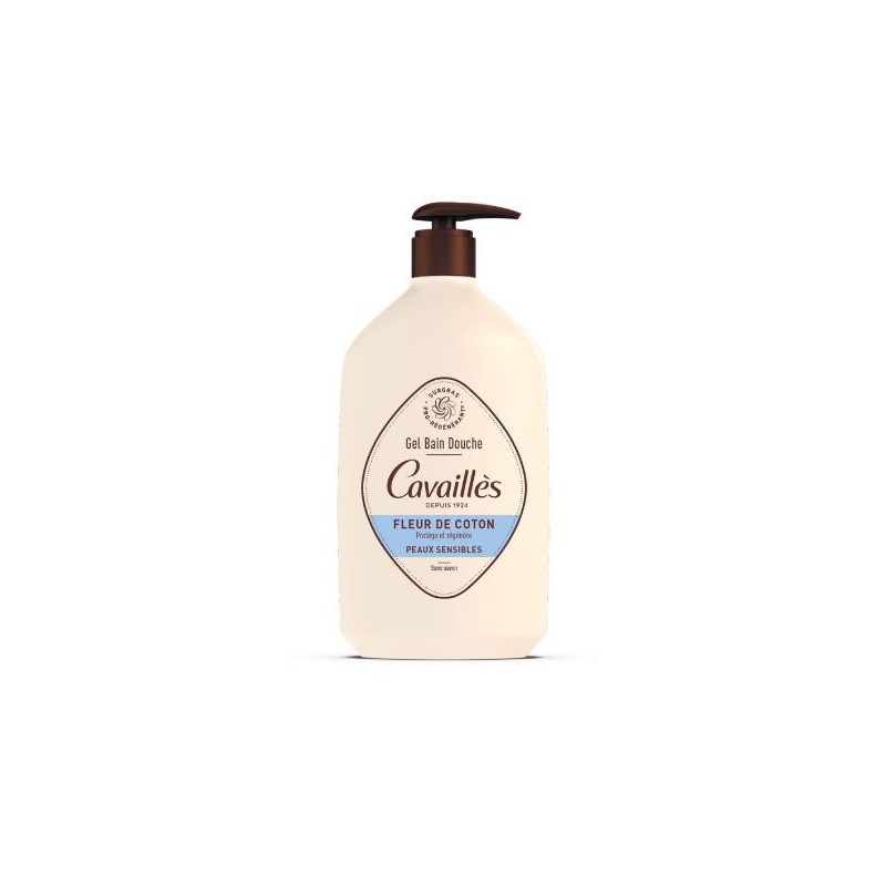 Gel Bain Douche - Fleur de Coton - Rogé Cavaillès - 1L