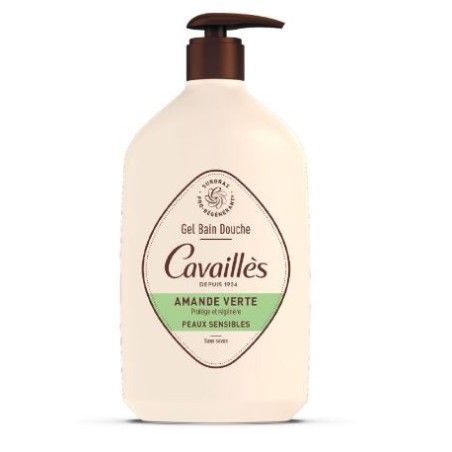 Green Almond Surgras Bath and Shower Gel - Sensitive Skin - Rogé Cavaillès - 1L