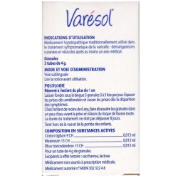  Varésol - Itchy skin - Varicella - Boiron - 3 tubes Granules Boiron