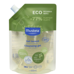 Gel Lavant Bio - Sans Parfum - Mustela - Recharge 400ml - Mustela
