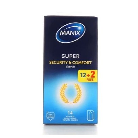 Super Sécurité et Confort - Préservatifs Easy Fit - Manix - Boîte de 12+2