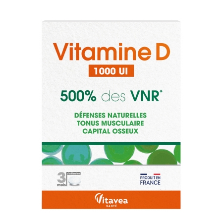 Vitamin D - Natural Defenses - Bone Capital - 90 tablets