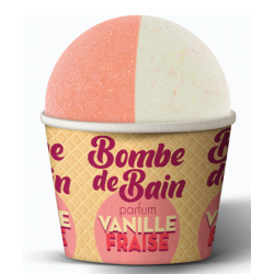 Bath Bomb - Strawberry Vanilla - Les Petits Bains de Provence - 115g