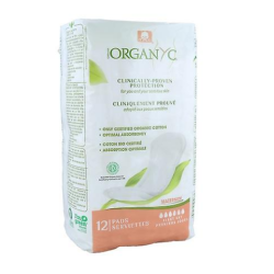 Organyc - First Days Maternity 100% Cotton - Bag Of 12 (Unyque) Unyque
