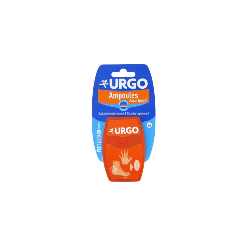 Pansements Ampoules Assortiment - Soulage & Cicatrise - URGO - 6 pansements