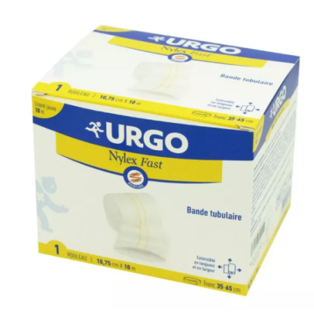 Nylex Fast Jaune - Bande Tubulaire - Urgo - 10.75cmx10m  -1 rouleau