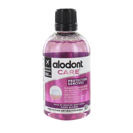 Bain de Bouche - Protection des gencives - Sans Alcool - Alodont - 100 ml