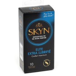  Elite Extra Lubricated - Maximum Comfort - Skyn Condoms - Manix - Box of 10 Manix