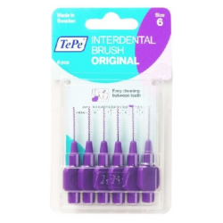 Interdental Brushes 1.1 mm - Size 6 - TePe - 6 Brushes