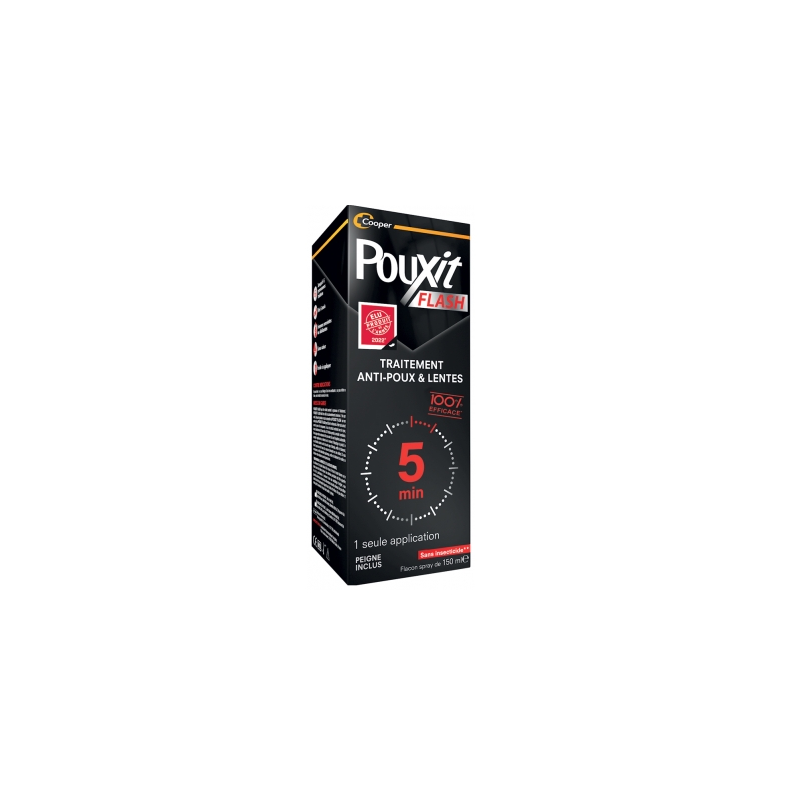 Traitement Anti-poux & Lentes - Pouxit Flash - 150 ml