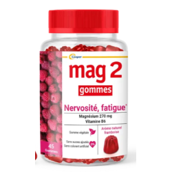 Mag2 - Nervosité - Fatigue - Magnésium - Cooper - 45 Gommes