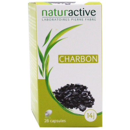 Charcoal - Bloating & Digestion - Naturactive - 28 capsules