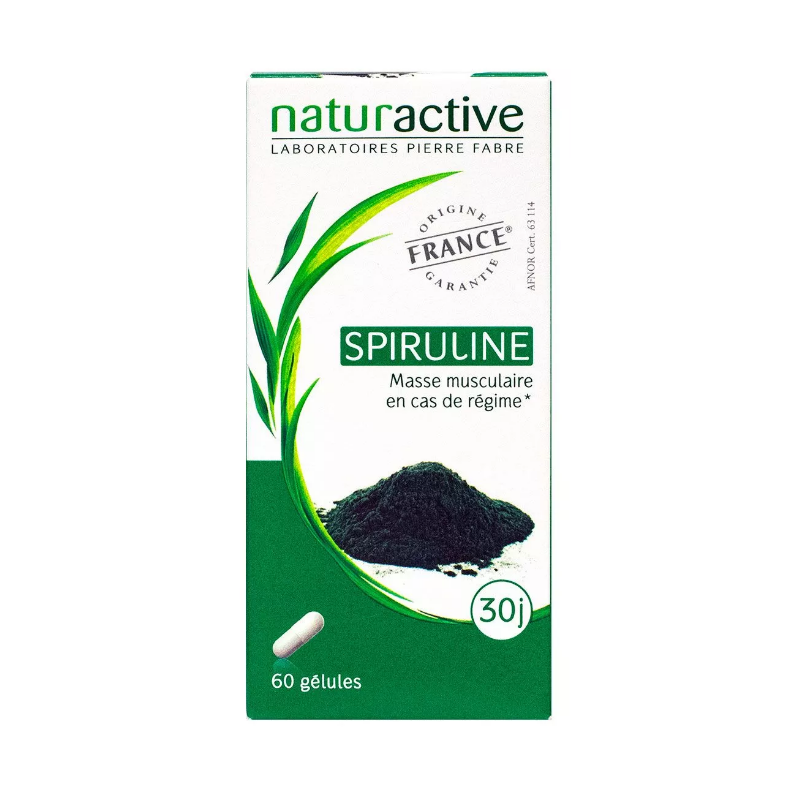 Spiruline - Musculaire - Naturactive - 60 Gelules