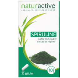 Spirulina - Muscular - Naturactive - 20 Capsules