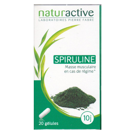 Spirulina - Muscular - Naturactive - 20 Capsules