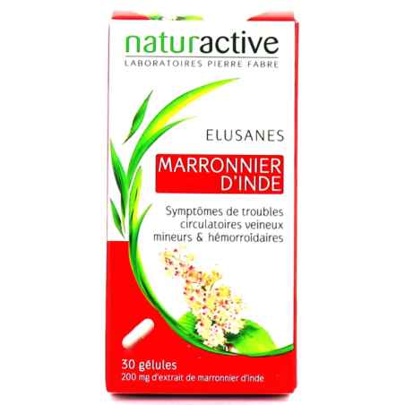 Marronnier d'Inde - Circulations & Hémorroïdes - Naturactive - 30 Gélules