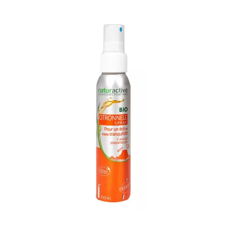 Citronnell'Spray Bio - Aux 7 Huiles Essentielles - Naturactive - Flacon 100ml
