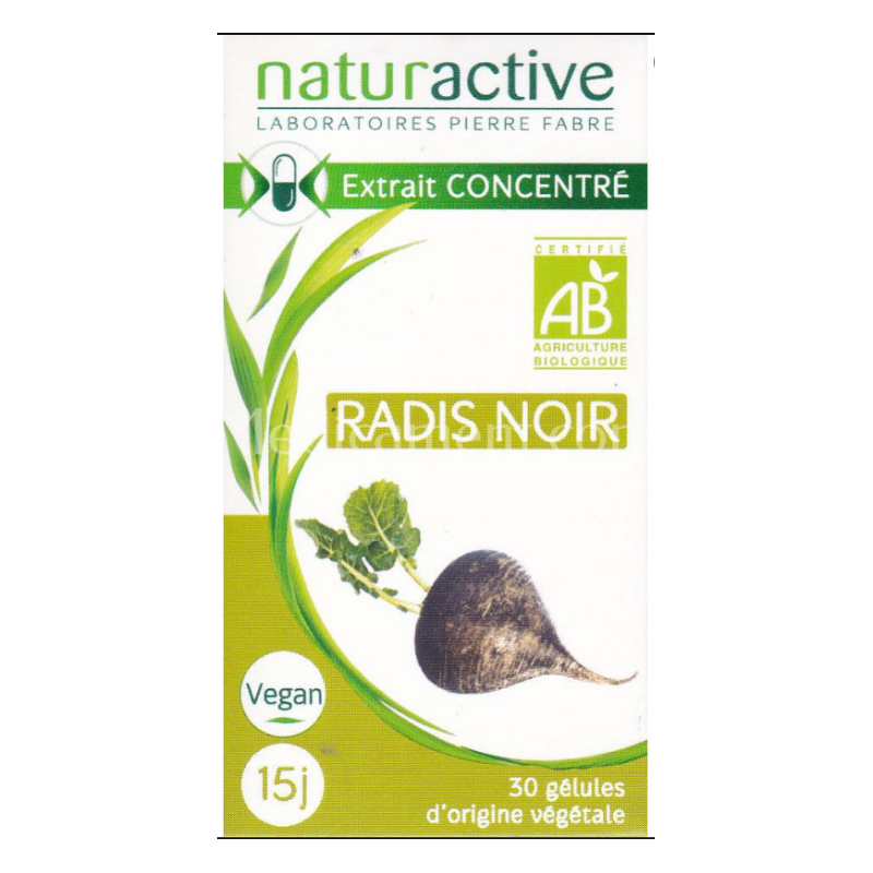 Black Radish - Transit & Digestion - Naturactive - 30 Capsules
