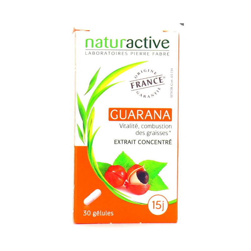 Guarana - Vitalité - Naturactive - 30 gélules