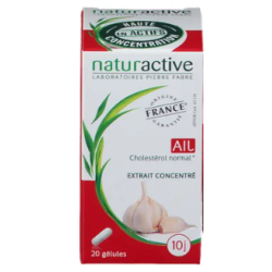 Ail - Cholestérol - Naturactive - 20 gélules
