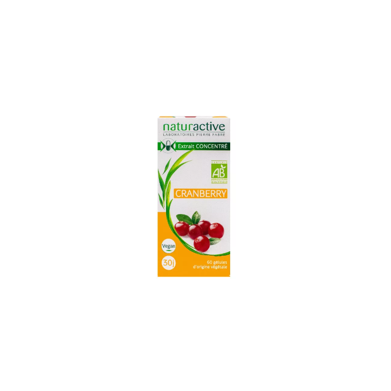 Cranberry - Confort Urinaire - Naturactive - 60 Gélules