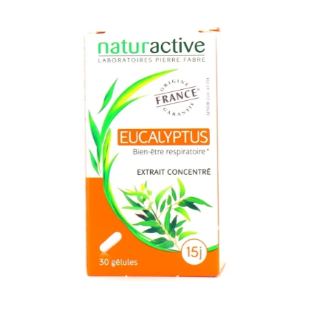 Eucalyptus - Respiratory Well-Being - Naturactive - 30 Capsules