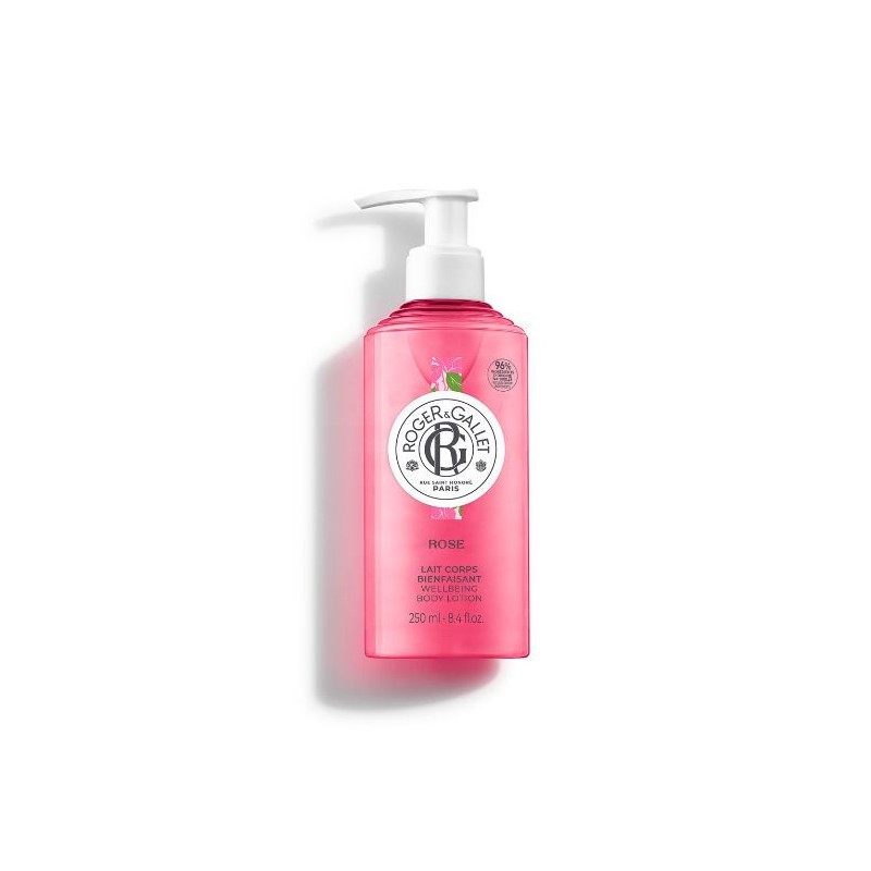 Lait Corps Bienfaisant - Rose - Roger&Gallet - Flacon Pompe 250 ml