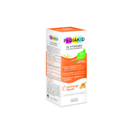 Complément Alimentaire 22 Vitamines & Oligo- éléments - Pediakid - 125 ml