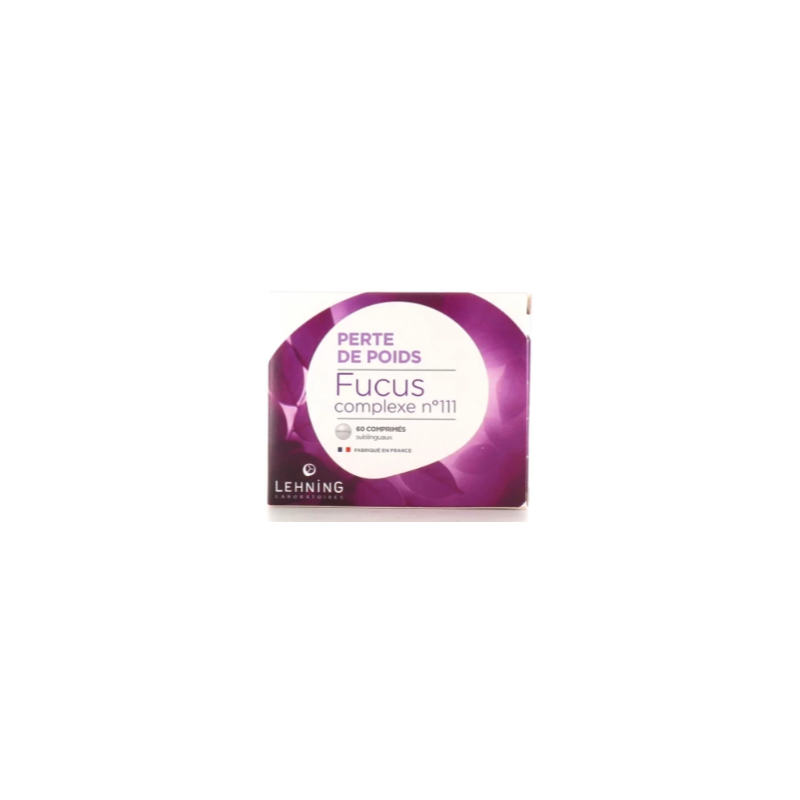 Fucus Complex N°111 - Weight Loss - Lehning - 60 Sublingual Tablets