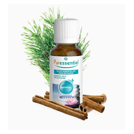 Huiles Essentielles pour Diffusion, Méditation - Puressentiel, 30 ml