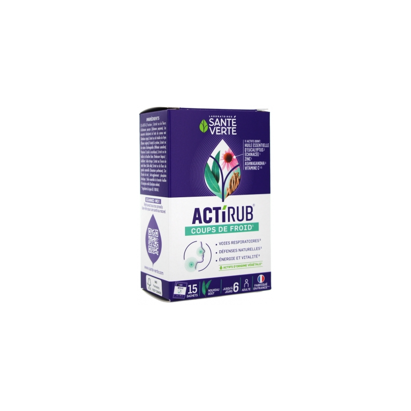 Actirub - Cold Shots - Green Health - 15 sachets