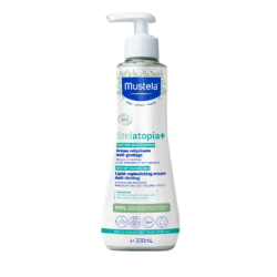 Stelatopia+ - Lipid-Replenishing Anti-Itching Cream - Mustela Pump Bottle 300 ml Mustela