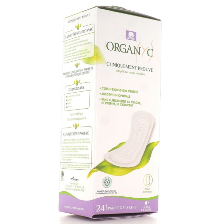 Panty Liners - Light Flux - Organyc - 24 Panty Liners (Unique)