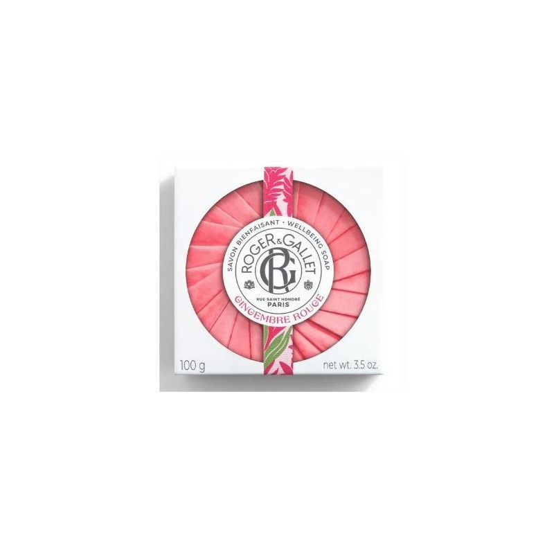 Savon Parfumé Gingembre Rouge - Roger&Gallet - Savon Rond 100g