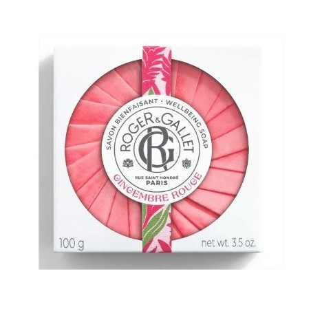  Red Ginger Perfumed Soap - Roger&Gallet - Round Soap 100g Roger & Gallet