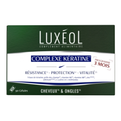 Keratin Complex - Resistance & Vitality - Luxéol - 90 Capsules