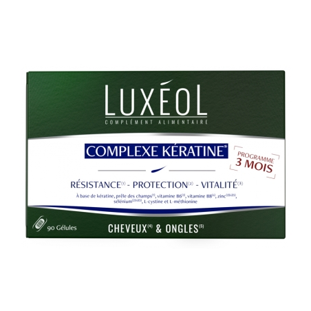 Keratin Complex - Resistance & Vitality - Luxéol - 90 Capsules