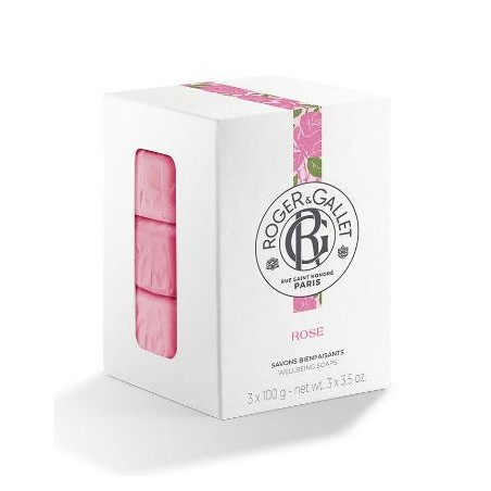  Roger & Gallet: Round, Perfumed Soap – ROSE – TRIPLE PACK (3x100g) Roger & Gallet