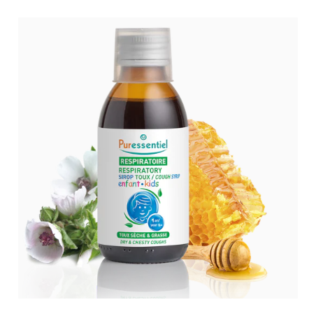 Sirop Toux Respiratoire Enfant - Sèche & Grasse - Puressentiel - 140 ml