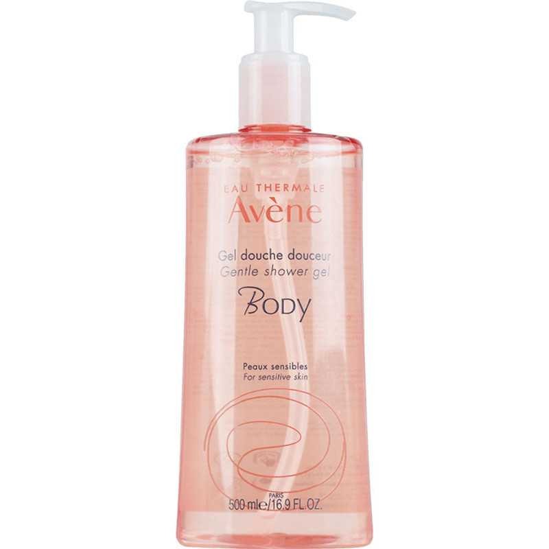 Gel Douche Douceur Body - Peaux Sensibles - Avène - Flacon Pompe De 500 ml