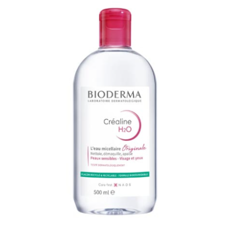 Crealine Ts H2O - Eau Micellaire Sans Parfum - Bioderma - 500 ml