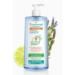 Gel Assainissant  Antibactérien Flacon Pompe - PURESSENTIEL aux 3 huiles essentielles - 975 ml