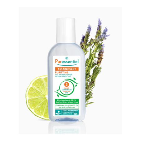 Puressentiel Anti-Bacterial Cleansing Gel without rinsing, 100ml