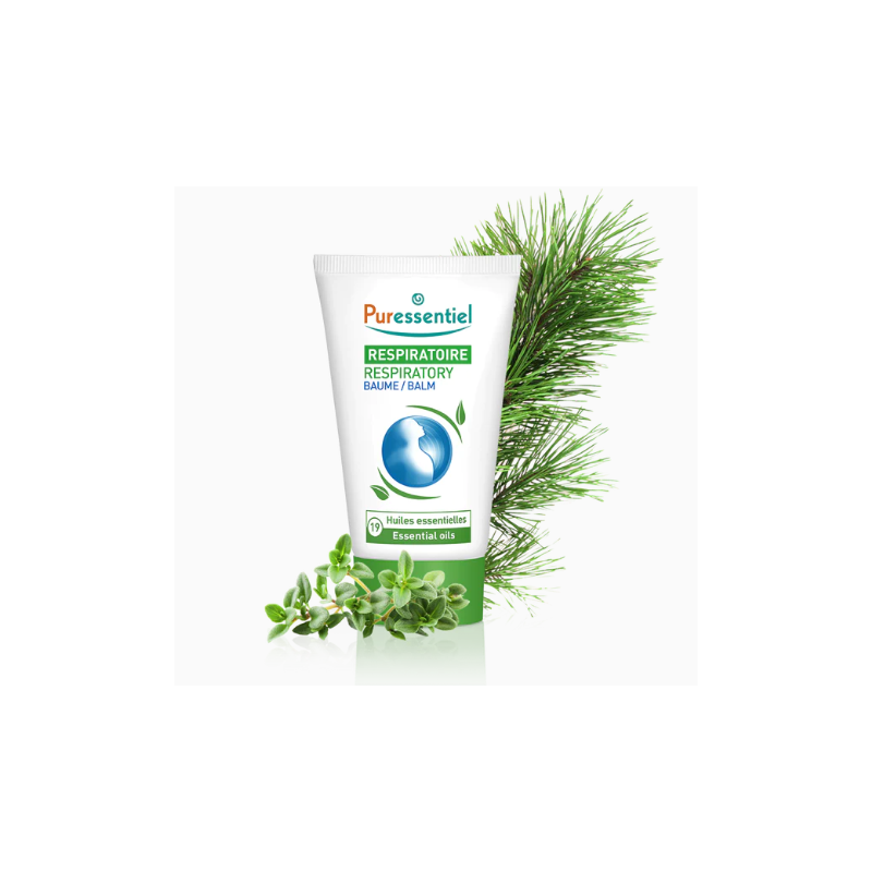 Resp'OK Massage Balm With 19 Essential Oils, Puressentiel, 50 ml