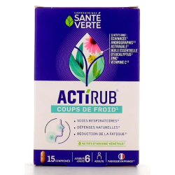 Actirub - Cold Shots - Green Health - 15 tablets