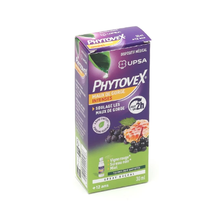 Phytovex - Intense Sore Throat - Oral Spray - UPSA - 30 ml