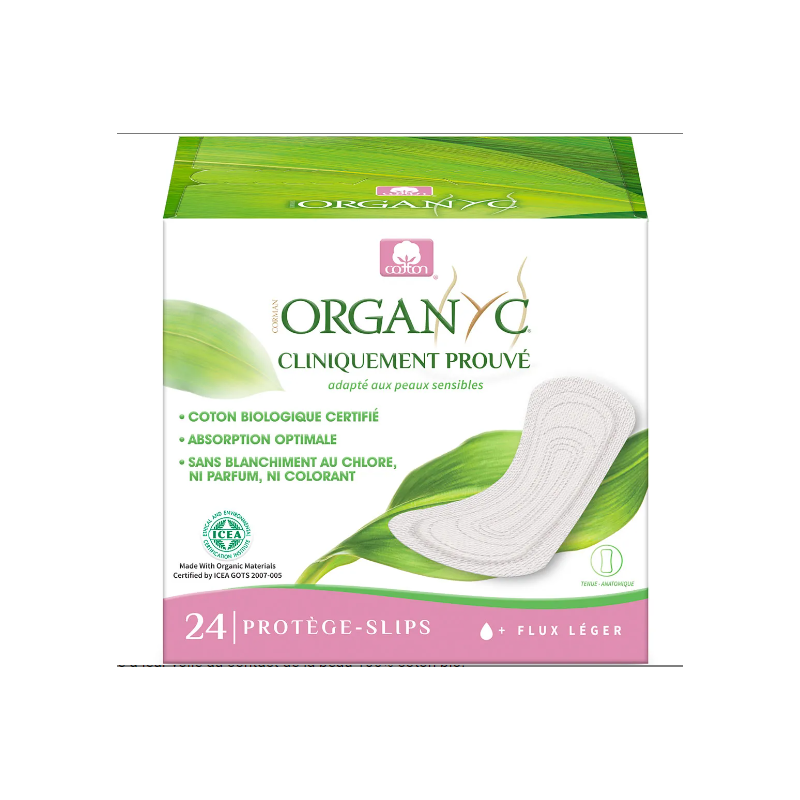 Panty Liners - Light Flux - Organyc - 24 Panty Liners (Unique)