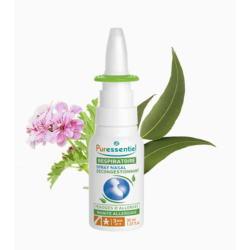 Spray Nasal Décongestionnant Allergies aux Huiles Essentielles Bio Puressentiel -Flacon De 30 ml